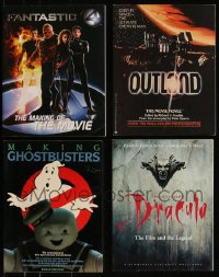 8s0429 LOT OF 4 DELUXE MOVIE SOFTCOVER BOOKS 1981-2005 filled with great images & information!