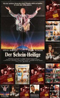 8s0247 LOT OF 18 FOLDED GERMAN A1 AND LOBBY CARD POSTERS 1980s-1990s from a variety of movies!