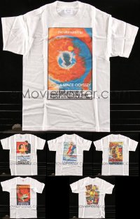 8s0647 LOT OF 6 EMOVIEPOSTER.COM SIZE SMALL T-SHIRTS 2009-2010 2001 A Space Odyssey & more!