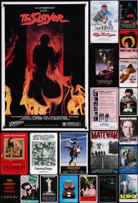 8s0757 LOT OF 23 UNFOLDED SINGLE-SIDED ONE-SHEETS 1980s great images from a variety of movies!