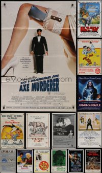 8s0245 LOT OF 16 FOLDED AUSTRALIAN ONE-SHEETS 1960s-1990s great images from a variety of movies!