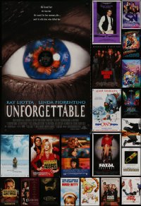 8s0751 LOT OF 25 UNFOLDED MOSTLY DOUBLE-SIDED MOSTLY 27X40 ONE-SHEETS 1990s-2000s cool movie images!