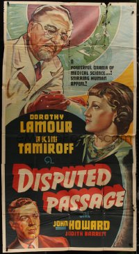 8t0214 DISPUTED PASSAGE Other Company 3sh 1939 art of Dorothy Lamour w/ doctors Tamiroff & Howard!