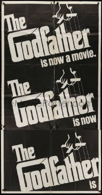 8t0230 GODFATHER 3sh 1972 Francis Ford Coppola crime classic, great art by S. Neil Fujita!