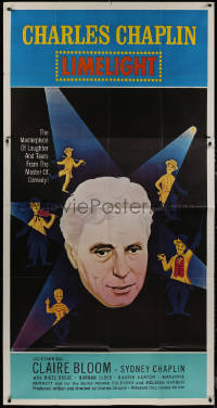 8t0258 LIMELIGHT 3sh R1960s great Leo Kouper art of aging Master of Comedy Charlie Chaplin!