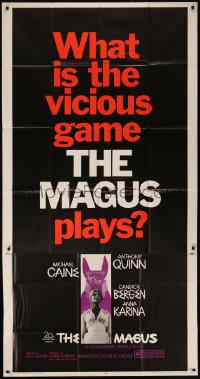 8t0262 MAGUS 3sh 1969 Candice Bergen & creepy Egyptian idol, what is the vicious game he plays!