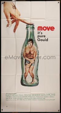 8t0268 MOVE int'l 3sh 1970 best Elliott Gould in Coke bottle art, it's got a lot to give & it's kinky!