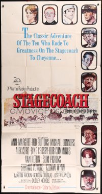 8t0297 STAGECOACH 3sh 1966 Ann-Margret, Red Buttons, Bing Crosby, great Norman Rockwell art!