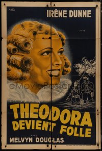 8t0021 THEODORA GOES WILD Algerian 1936 different Villard art of pretty Irene Dunne, ultra rare!