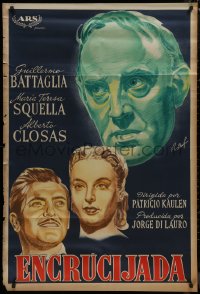 8t0094 CROSSROADS Argentinean 1947 Raf art of Giullermo Battaglia, Squella & Closas, ultra rare!