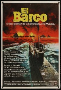 8t0095 DAS BOOT Argentinean 1982 The Boat, Wolfgang Petersen German WWII submarine classic, Meyer art