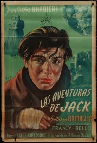 8t0119 LAS AVENTURAS DE JACK Argentinean 1949 great Raf art of Juan Carlos Barbieri, ultra rare!