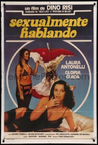 8t0142 SESSO E VOLENTIERI Argentinean 1982 sexy Gloria Guida & Laura Antonelli by apple core, rare!