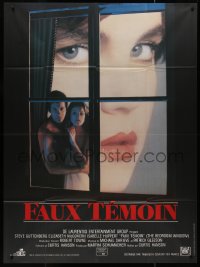 8t0754 BEDROOM WINDOW French 1p 1987 Steve Guttenberg, Isabelle Huppert, Elizabeth McGovern!