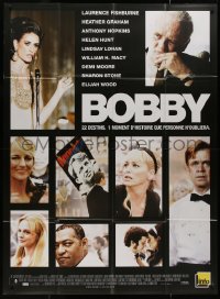 8t0766 BOBBY French 1p 2006 Anthony Hopkins, Lindsay Lohan, Fishburne, Macy, Wood, Hunt & Stone!