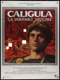 8t0783 CALIGULA THE UNTOLD STORY French 1p 1983 Joe D'Amato, Mascii art of orgy in Ancient Rome!