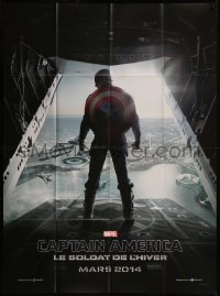 8t0788 CAPTAIN AMERICA: THE WINTER SOLDIER teaser French 1p 2014 Chris Evans over Washington DC!