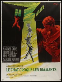 8t0834 DEADFALL French 1p 1969 Michael Caine, Giovanna Ralli, Bryan Forbes, different Grinsson art!