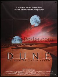 8t0859 DUNE French 1p 1985 David Lynch sci-fi epic, best image of two moons over desert!