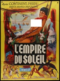 8t0863 EMPIRE IN THE SUN French 1p 1957 forgotten Peruvian documentary w/Lavagnino score, Allard art