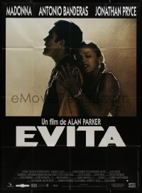 8t0871 EVITA French 1p 1996 Madonna as Eva Peron, Antonio Banderas, Alan Parker, Oliver Stone