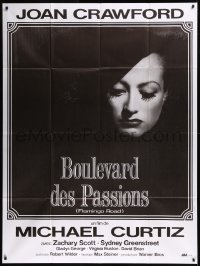 8t0882 FLAMINGO ROAD French 1p R1980s Michael Curtiz, great close image of bad girl Joan Crawford!