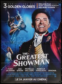 8t0913 GREATEST SHOWMAN advance French 1p 2018 impossible comes true, Hugh Jackman as P.T. Barnum!