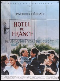 8t0949 HOTEL DE FRANCE French 1p 1987 Laurent Grevill, Valeria Bruni Tedeschi, Bernhardt art, rare!