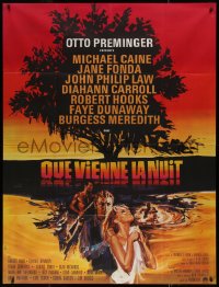 8t0955 HURRY SUNDOWN French 1p 1967 Otto Preminger, Michael Caine, Jane Fonda, different Landi art!