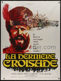 8t1003 LAST CRUSADE French 1p 1972 cool montage art of Romanian hero Michael the Brave!