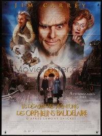 8t1008 LEMONY SNICKET'S A SERIES OF UNFORTUNATE EVENTS French 1p 2004 Jim Carrey, different image!