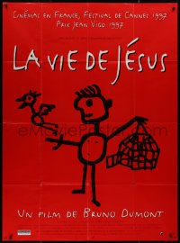 8t1014 LIFE OF JESUS French 1p 1997 La Vie de Jesus, Bruno Dumont, simple art by Collier!