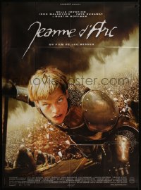 8t1041 MESSENGER French 1p 1999 directed by Luc Besson, c/u of Milla Jovovich as Joan of Arc!