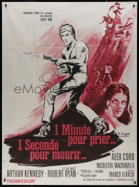 8t1043 MINUTE TO PRAY, A SECOND TO DIE French 1p 1968 Un Minuto per Pregare, Kerfyser & Choret art!