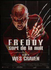 8t1060 NEW NIGHTMARE French 1p 1995 great different image of Robert Englund as Freddy Kruger!