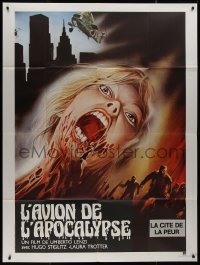 8t1065 NIGHTMARE CITY French 1p 1982 Incubo sulla citta contaminata, Umberto Lenzi, wild zombie art!