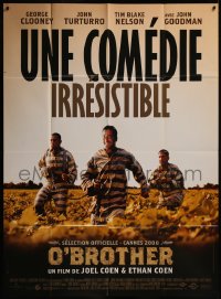 8t1076 O BROTHER, WHERE ART THOU? French 1p 2000 Coen Brothers, George Clooney, John Turturro!