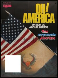 8t1078 OH! AMERICA French 1p 1975 Michel Parbot's look at bizarre side of 1970s American culture!