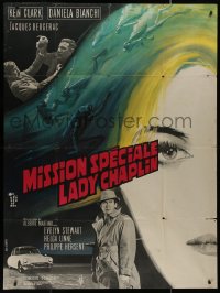 8t1083 OPERATION LADY CHAPLIN French 1p 1967 great Georges Kerfyser art of sexy Daniela Bianchi!
