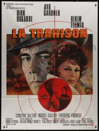 8t1090 PERMISSION TO KILL French 1p 1976 different art of Dirk Bogarde & Ava Gardner by Jean Mascii!