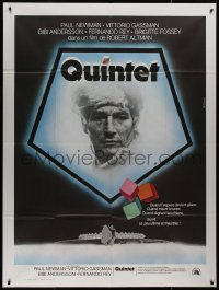 8t1116 QUINTET French 1p 1979 different image of Paul Newman, Robert Altman directed sci-fi!