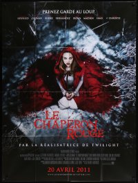 8t1124 RED RIDING HOOD advance French 1p 2011 Amanda Seyfried in a twisted version of the fairy tale!