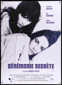 8t1146 SECRET CEREMONY French 1p R2019 different c/u of Elizabeth Taylor & Mia Farrow, Joseph Losey