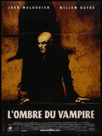 8t1151 SHADOW OF THE VAMPIRE French 1p 2000 art of John Malkovich as F.W. Murnau, Nosferatu!