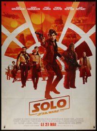 8t1168 SOLO advance French 1p 2018 A Star Wars Story, Ron Howard, Alden Ehrenreich as young Han!