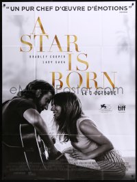 8t1175 STAR IS BORN advance French 1p 2018 Bradley Cooper stars & directs, c/u with Lady Gaga!