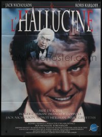 8t1188 TERROR French 1p 1991 different deceptive image of older Jack Nicholson & Boris Karloff!