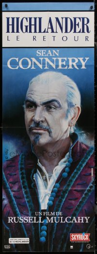 8t0693 HIGHLANDER 2 French door panel 1991 great Jean Mascii art of immortal Sean Connery!