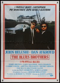 8t0428 BLUES BROTHERS Italian 1p 1980 John Belushi & Dan Aykroyd are on a mission from God!
