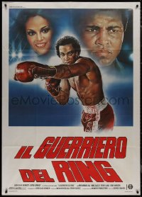 8t0429 BODY & SOUL Italian 1p 1983 different Sciotti art of boxer Leon Isaac Kennedy & Muhammad Ali!